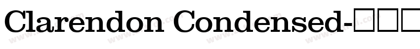 Clarendon Condensed字体转换